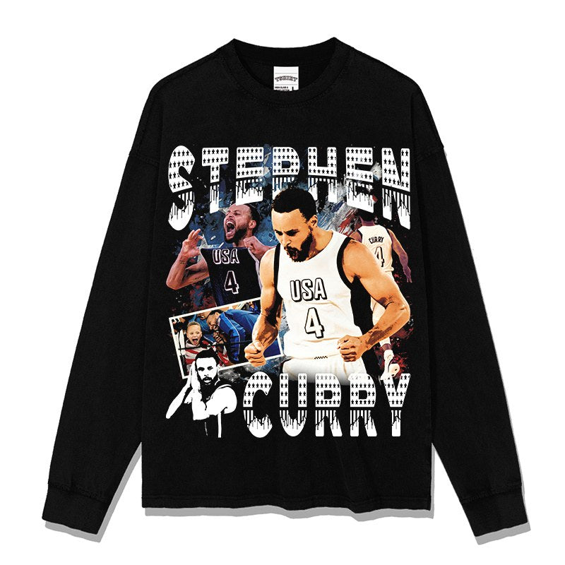 STEPHEN CURRY LONG SLEEVE · SLAM DUNK