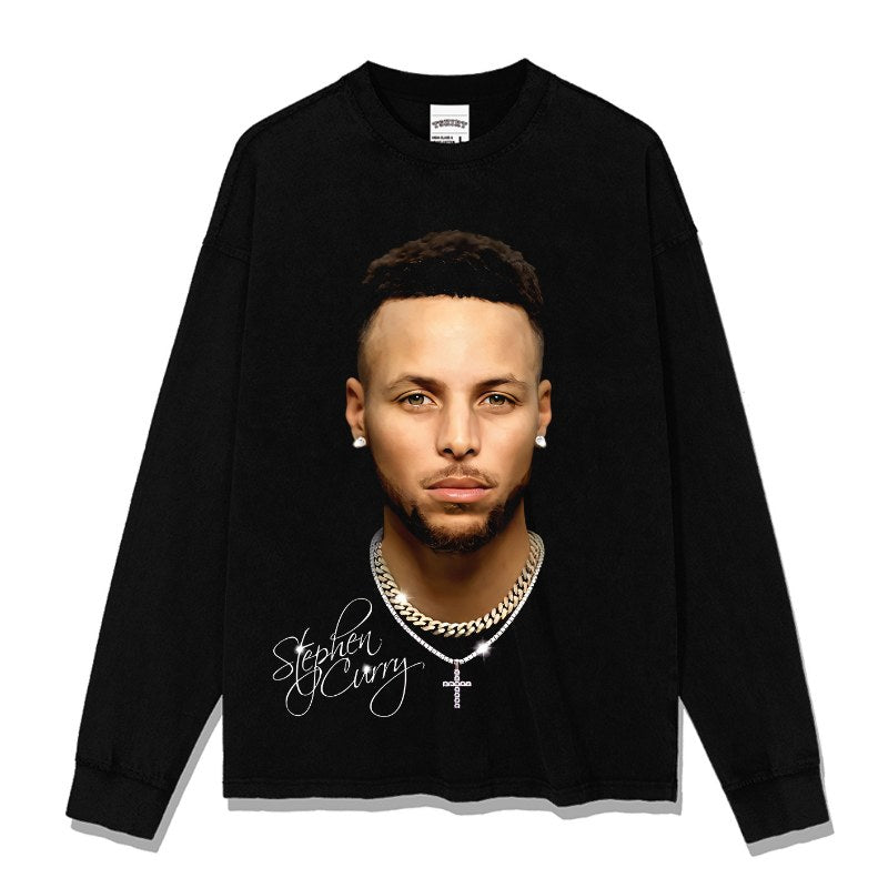 STEPHEN CURRY LONG SLEEVE · HALL OF FAME