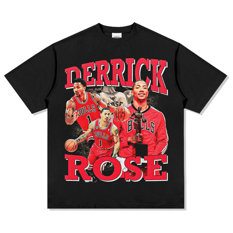 DERRICK ROSE VINTAGE TEE · AND ONE