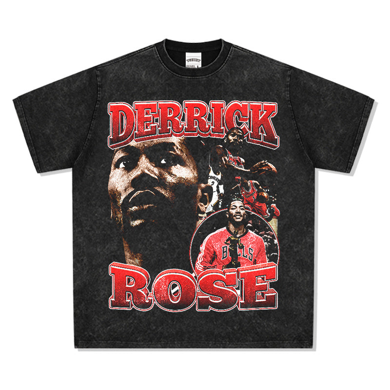 DERRICK ROSE VINTAGE TEE · SLAM DUNK