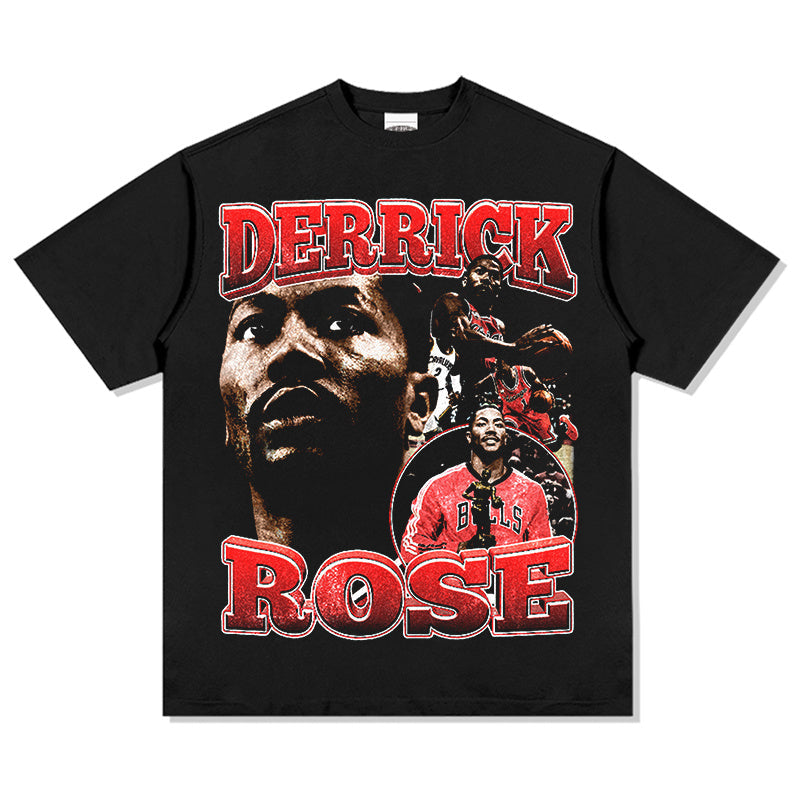DERRICK ROSE VINTAGE TEE · SLAM DUNK