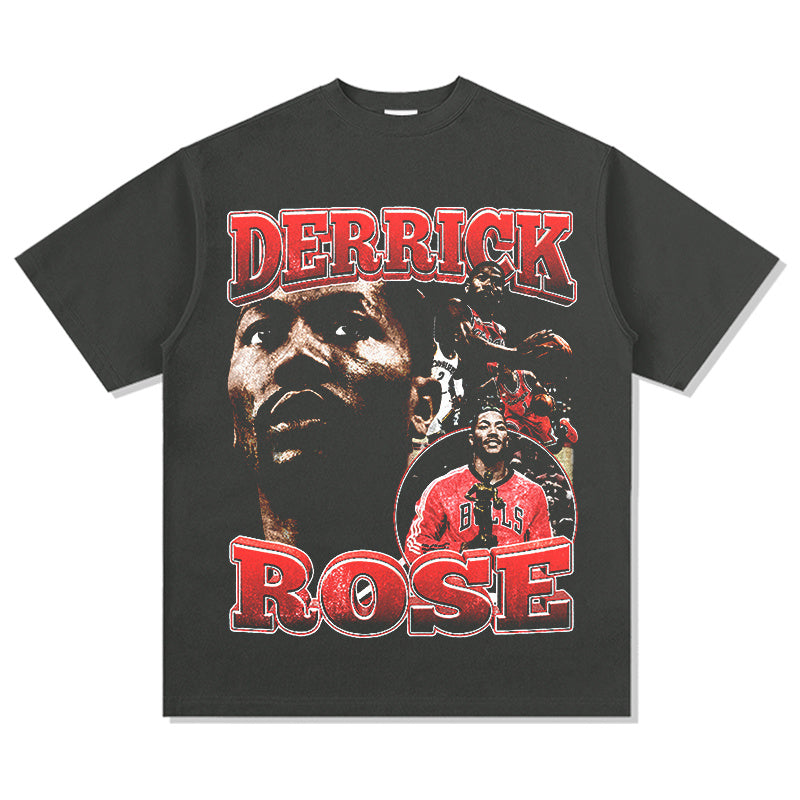 DERRICK ROSE VINTAGE TEE · SLAM DUNK
