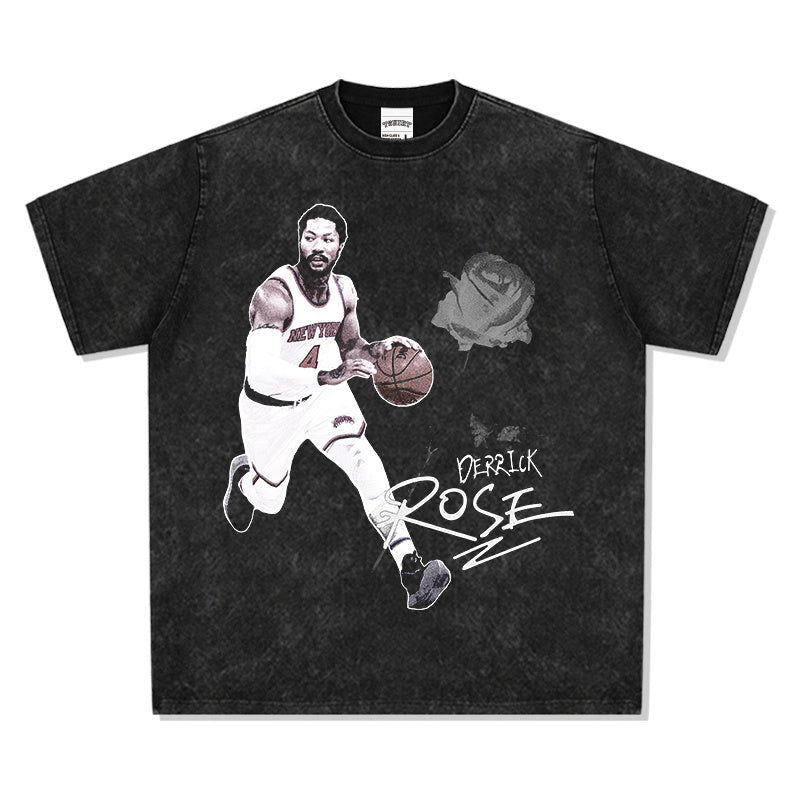 DERRICK ROSE VINTAGE TEE · DYNASTY