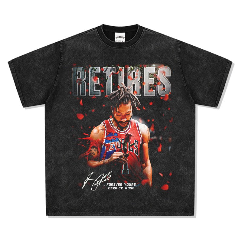 DERRICK ROSE VINTAGE TEE · BUZZER BEATER