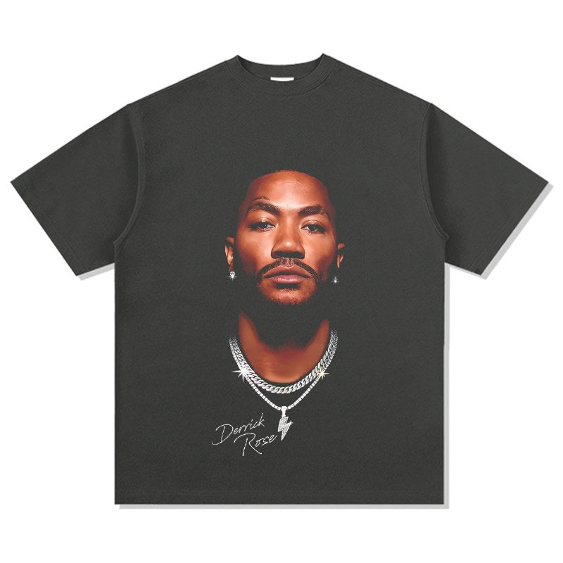 DERRICK ROSE VINTAGE TEE · CLUTCH
