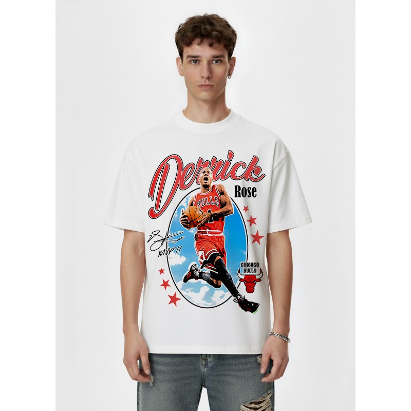 DERRICK ROSE VINTAGE TEE · ICON