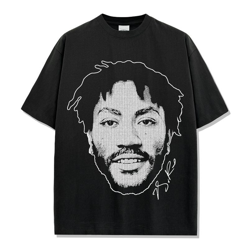 DERRICK ROSE VINTAGE TEE · TRIPLE DOUBLE