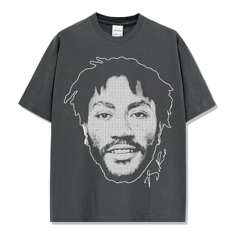 DERRICK ROSE VINTAGE TEE · TRIPLE DOUBLE