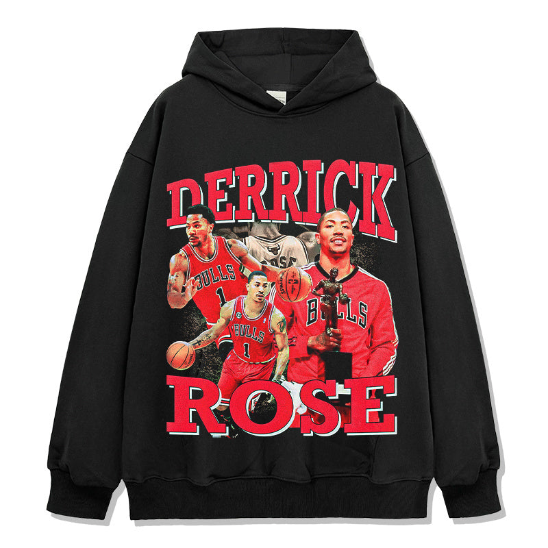 DERRICK ROSE VINTAGE HOODIE · AND ONE