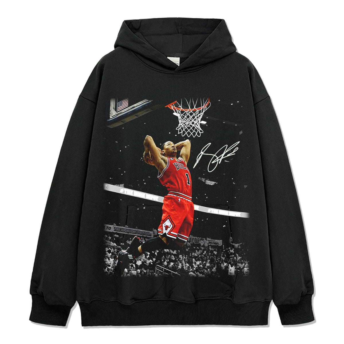DERRICK ROSE VINTAGE HOODIE · ALL STAR