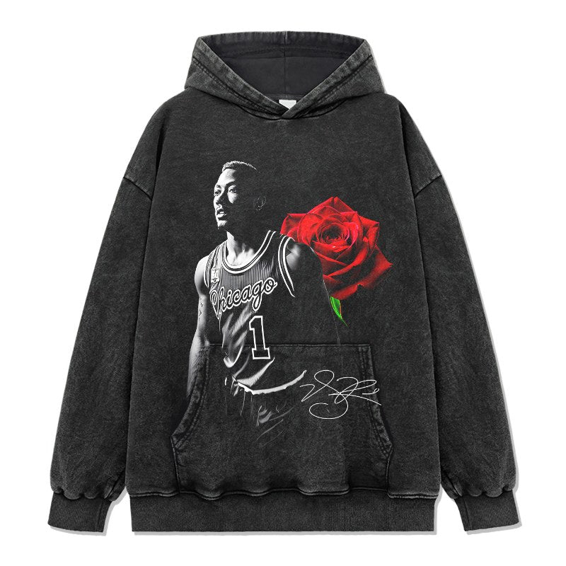 DERRICK ROSE VINTAGE HOODIE · FADEAWAY