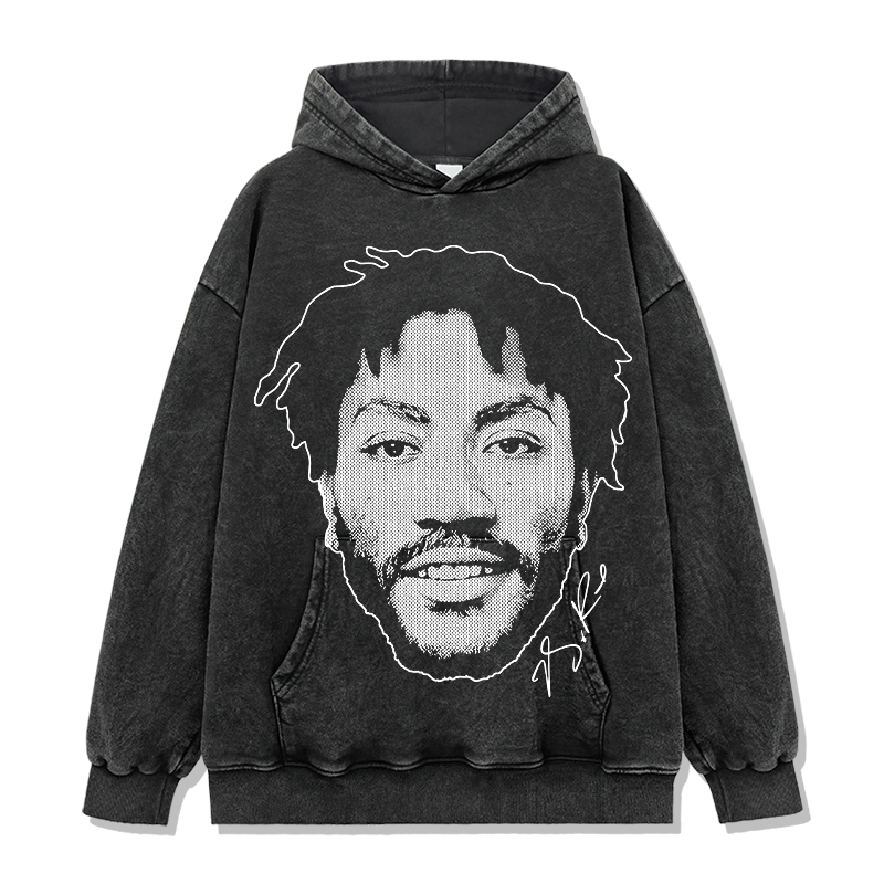 DERRICK ROSE VINTAGE HOODIE · TRIPLE DOUBLE
