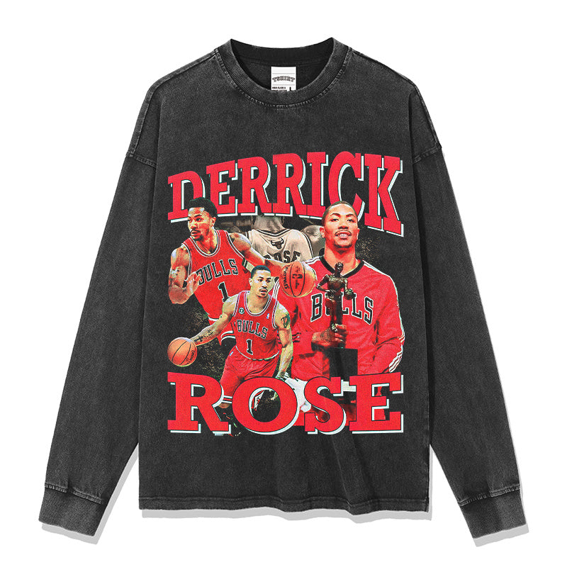 DERRICK ROSE LONG SLEEVE · AND ONE