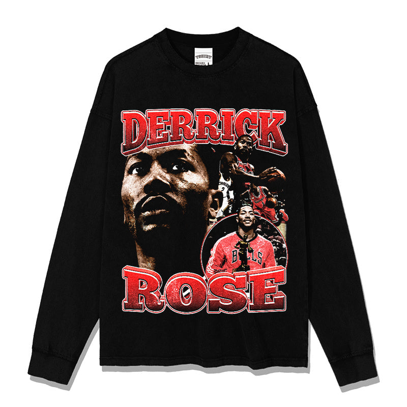 DERRICK ROSE LONG SLEEVE · SLAM DUNK