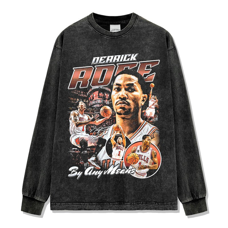 DERRICK ROSE LONG SLEEVE · HALL OF FAME