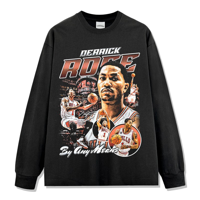 DERRICK ROSE LONG SLEEVE · HALL OF FAME