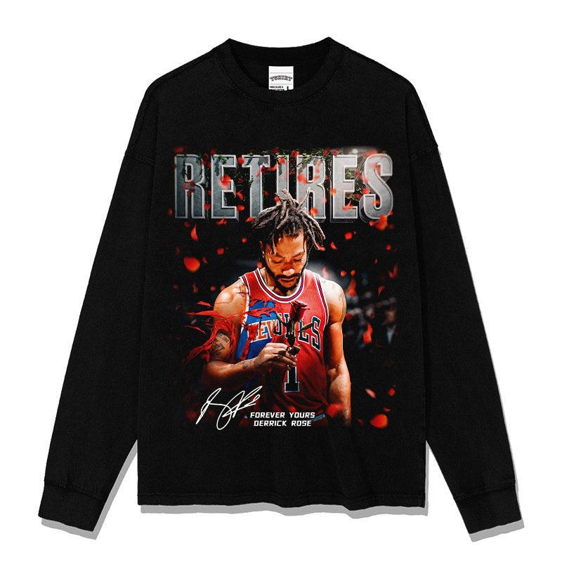 DERRICK ROSE LONG SLEEVE · BUZZER BEATER