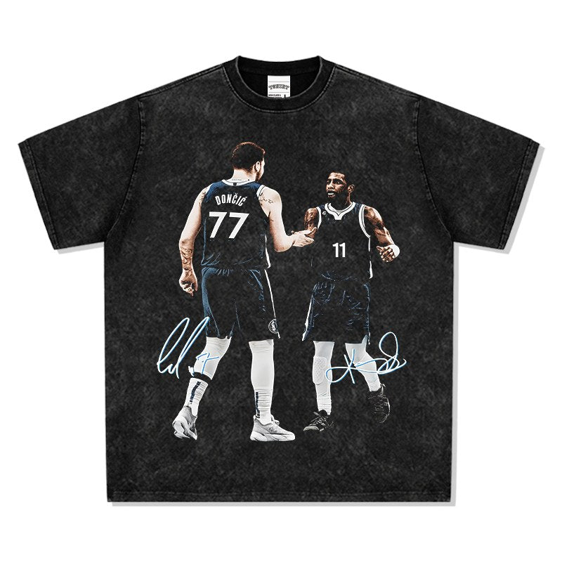LUKA DONCIC & KYRIE IRVING VINTAGE TEE · ROOKIE YEAR