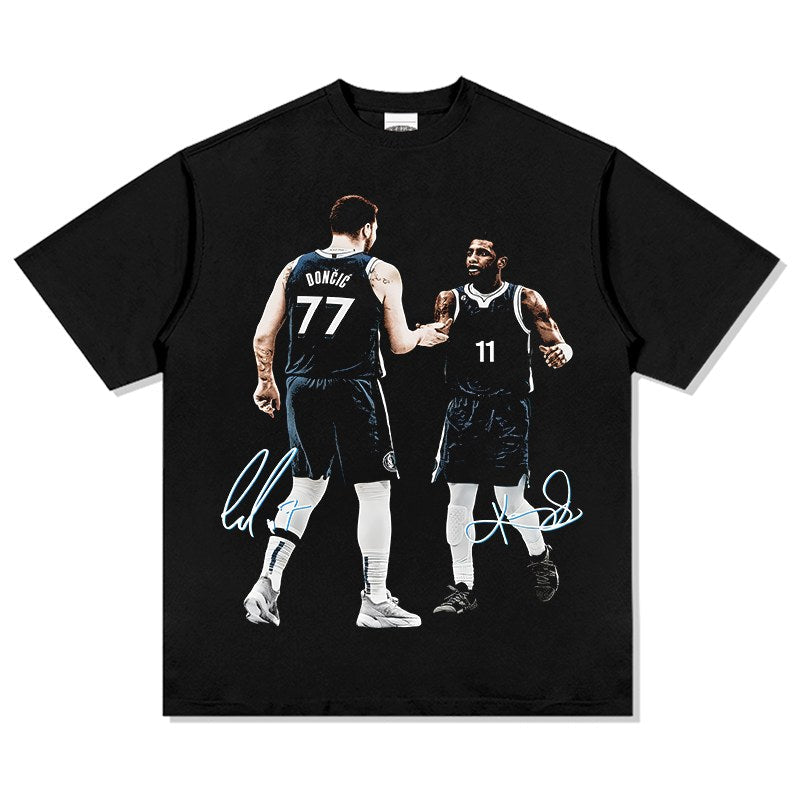 LUKA DONCIC & KYRIE IRVING VINTAGE TEE · ROOKIE YEAR