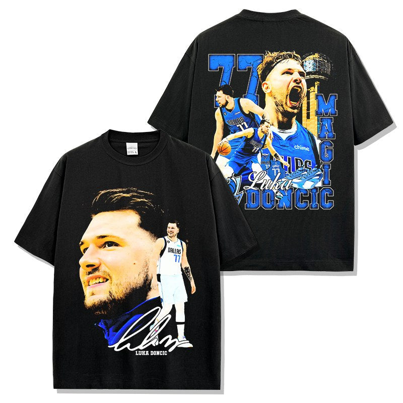 LUKA DONCIC VINTAGE TEE · AND ONE