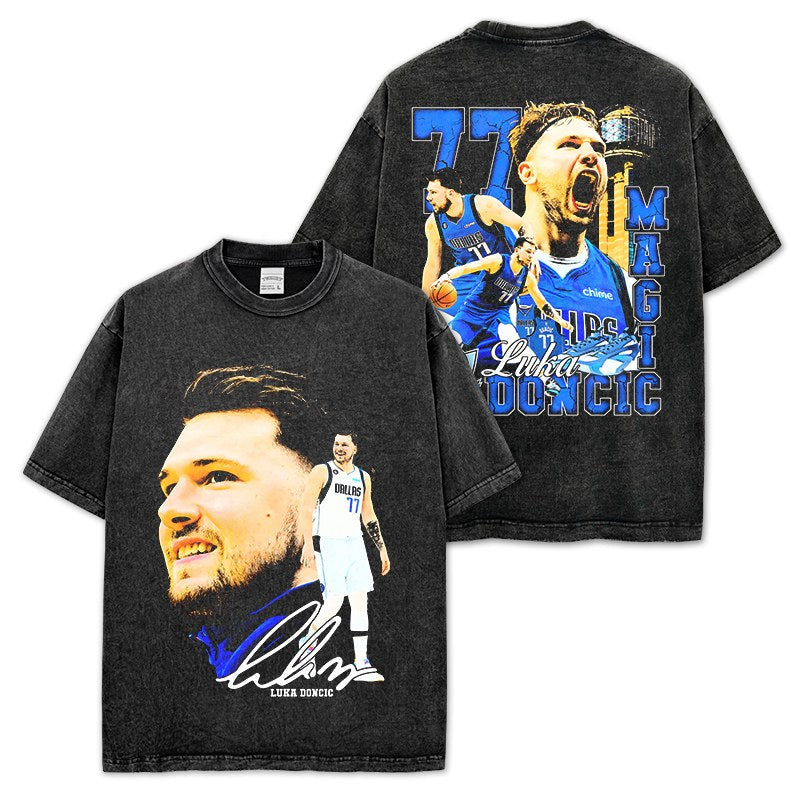 LUKA DONCIC VINTAGE TEE · AND ONE