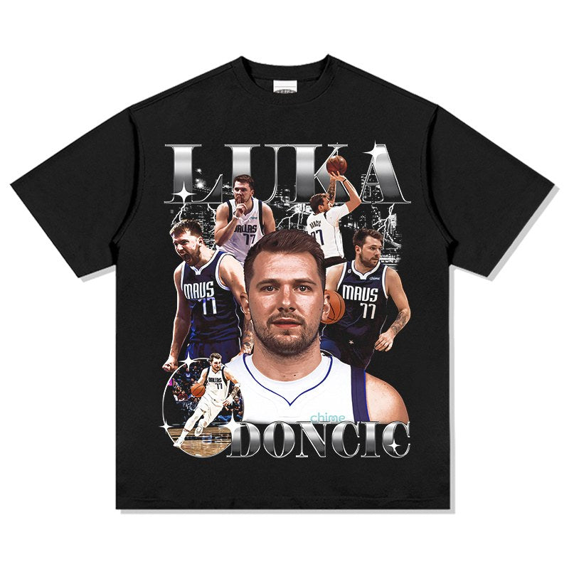 LUKA DONCIC VINTAGE TEE · SLAM DUNK