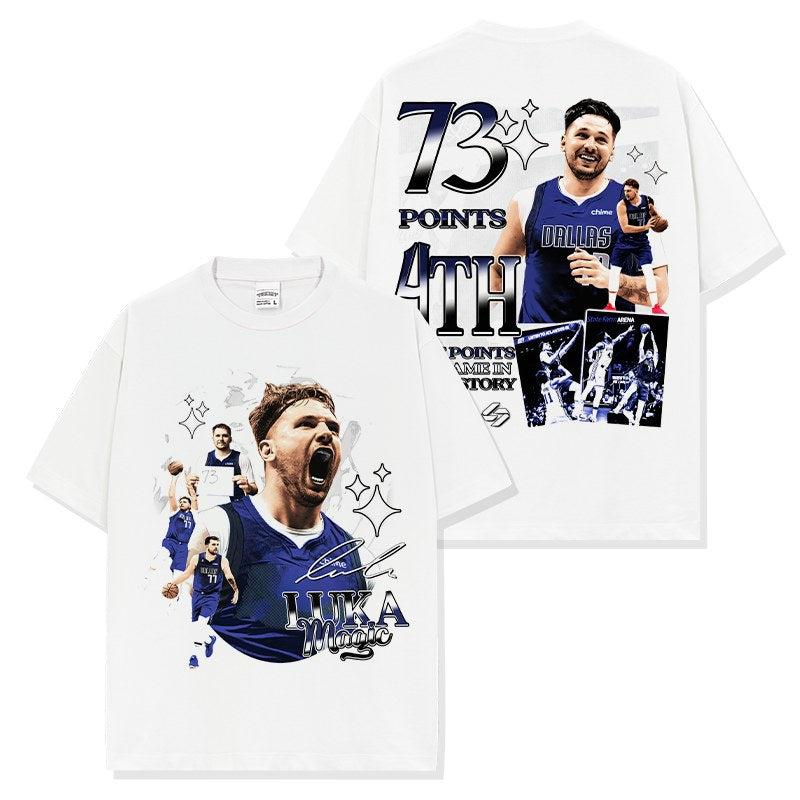 LUKA DONCIC VINTAGE TEE · HALL OF FAME