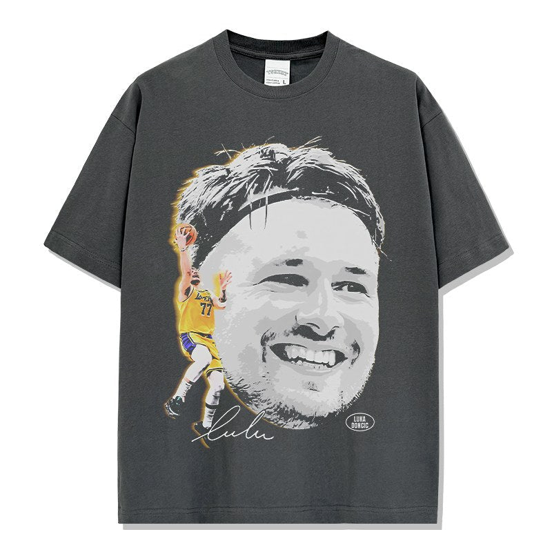 LUKA DONCIC VINTAGE TEE · BUZZER BEATER