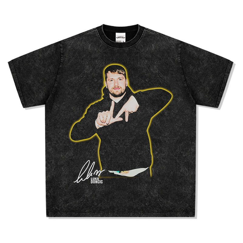 LUKA DONCIC VINTAGE TEE · CLUTCH
