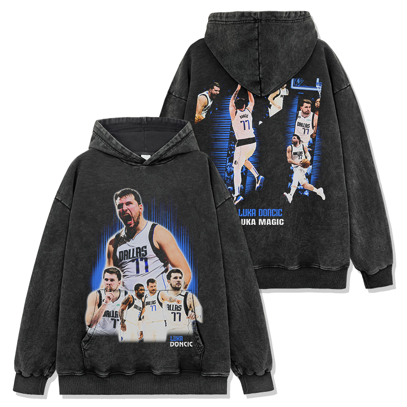 LUKA DONCIC VINTAGE HOODIE · SPLASH