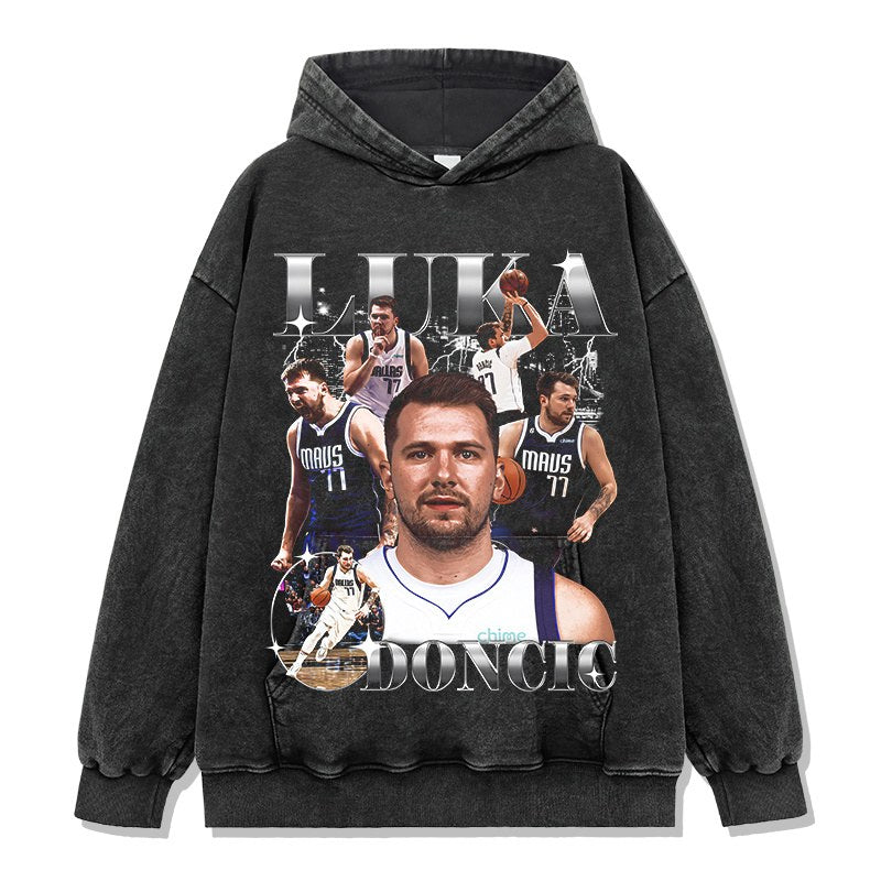 LUKA DONCIC VINTAGE HOODIE · SLAM DUNK