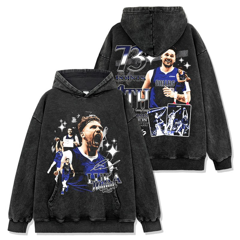 LUKA DONCIC VINTAGE HOODIE · HALL OF FAME