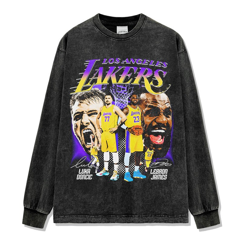 LUKA DONCIC & LEBRON JAMES LONG SLEEVE · CROSSOVER