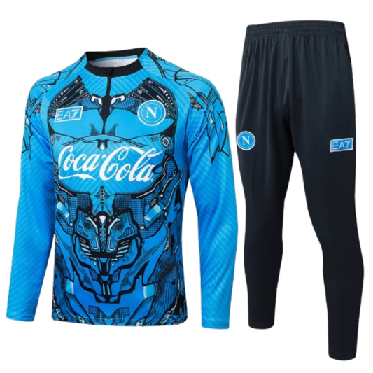 אימונית חצי רוכסן נאפולי תכלת