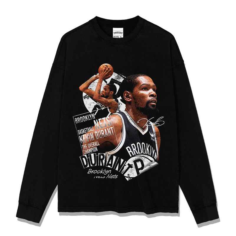 KEVIN DURANT LONG SLEEVE · AND ONE
