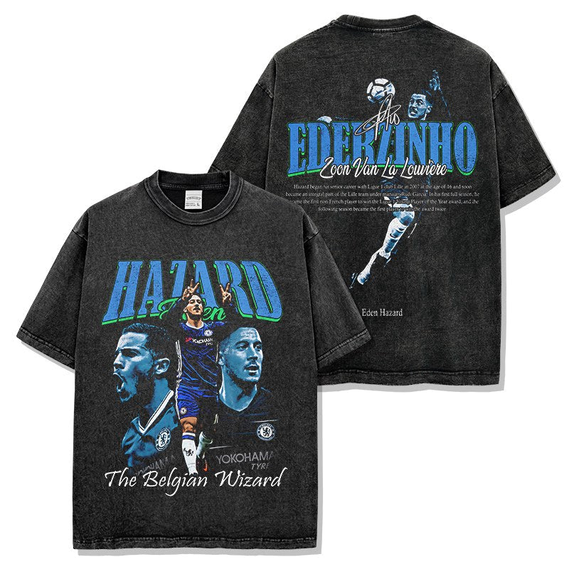 EDEN HAZARD VINTAGE TEE · GOLDEN BOOT