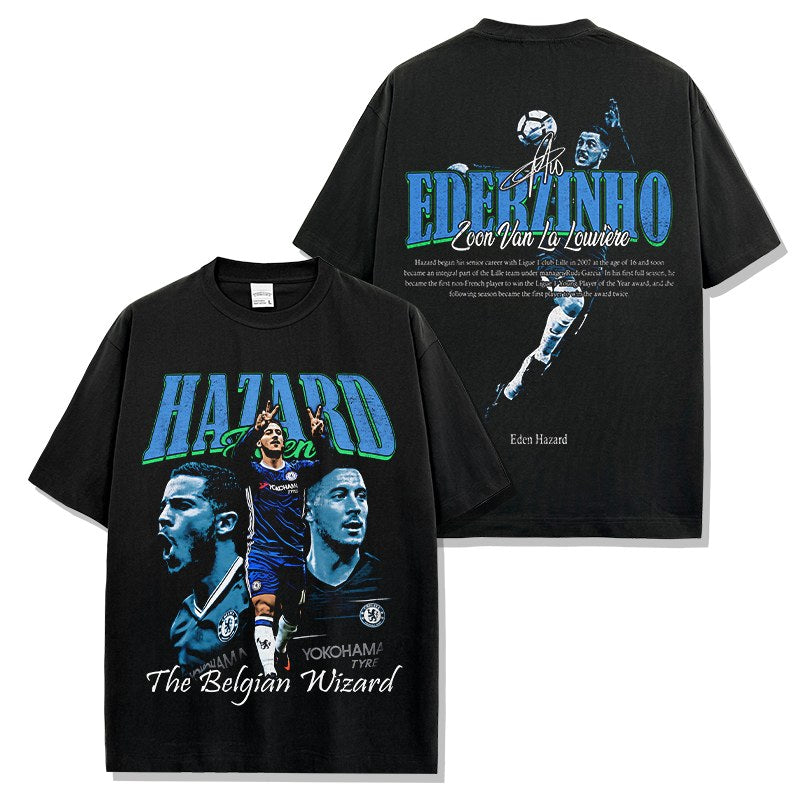 EDEN HAZARD VINTAGE TEE · GOLDEN BOOT