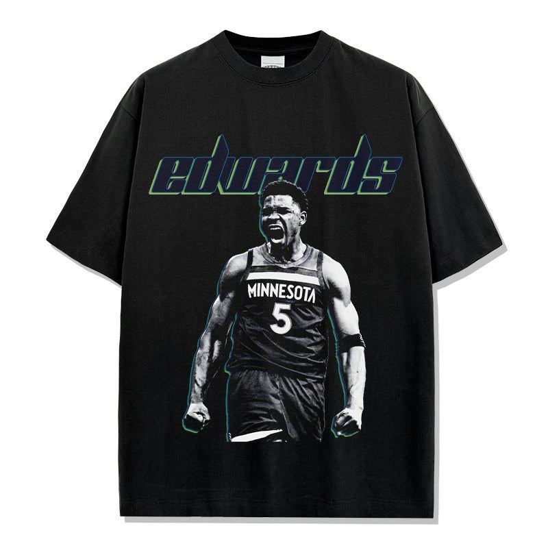 ANTHONY EDWARDS VINTAGE TEE · AND ONE