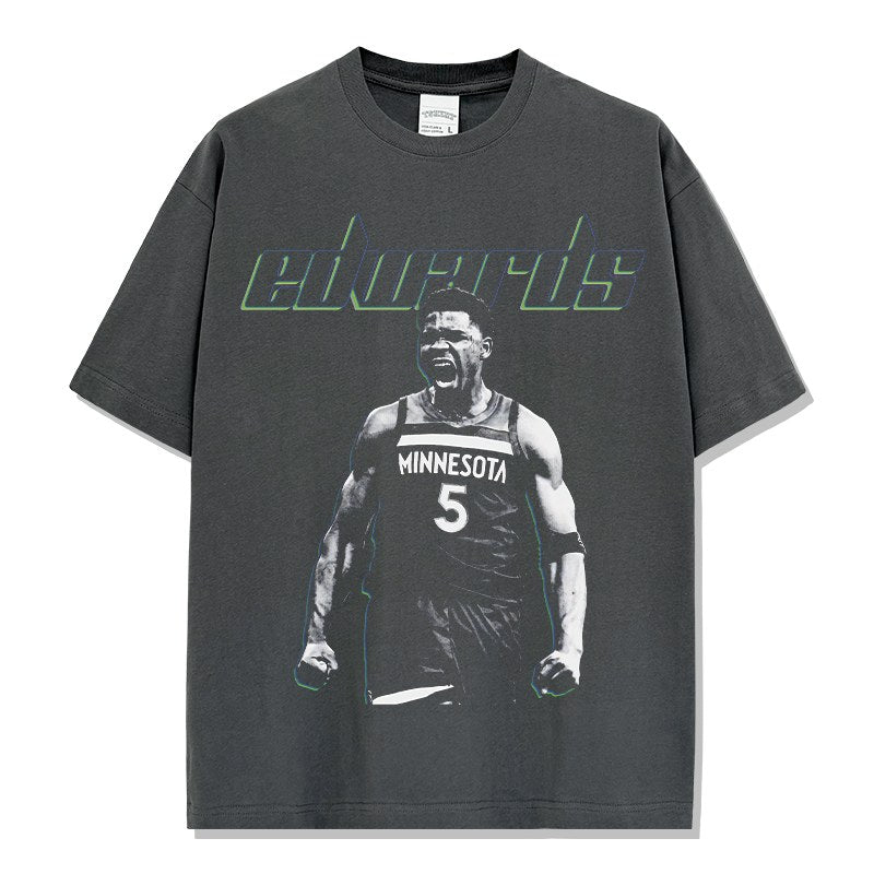 ANTHONY EDWARDS VINTAGE TEE · AND ONE