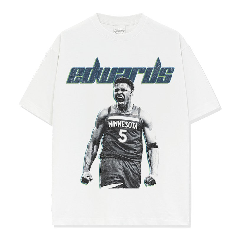 ANTHONY EDWARDS VINTAGE TEE · AND ONE
