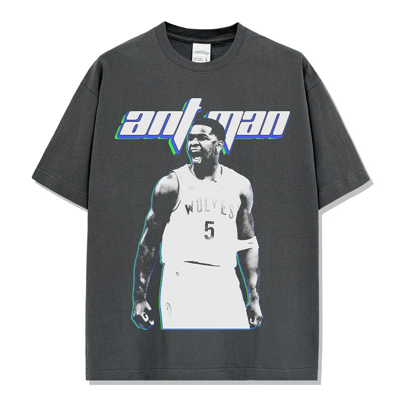 ANTHONY EDWARDS VINTAGE TEE · HALL OF FAME