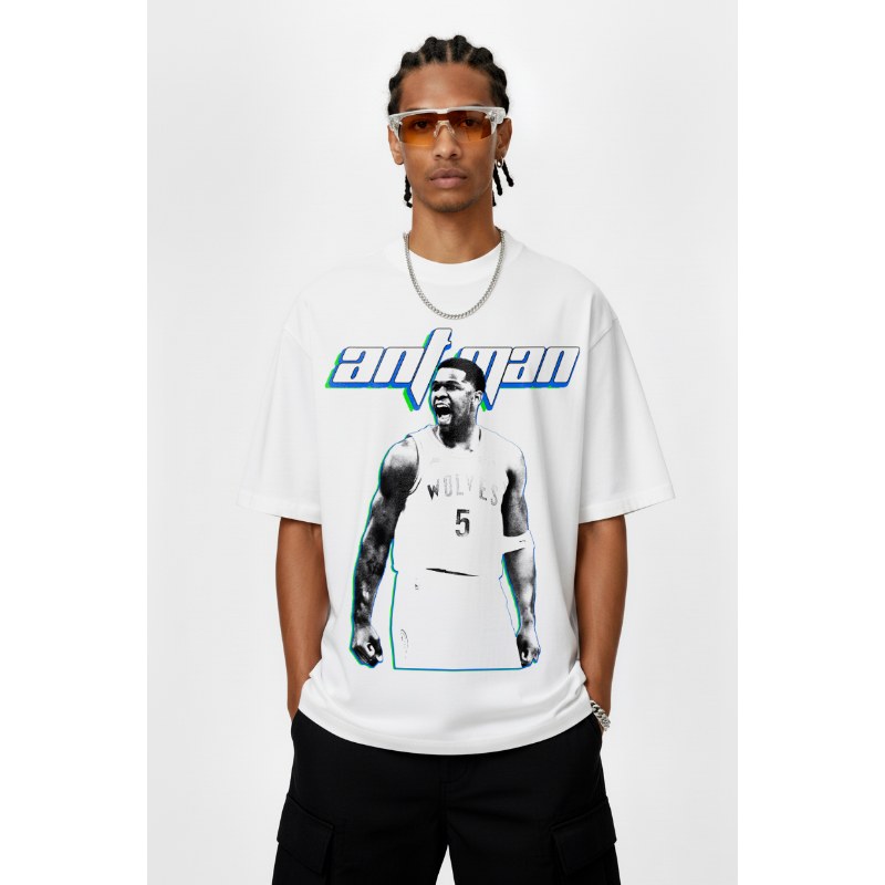 ANTHONY EDWARDS VINTAGE TEE · HALL OF FAME
