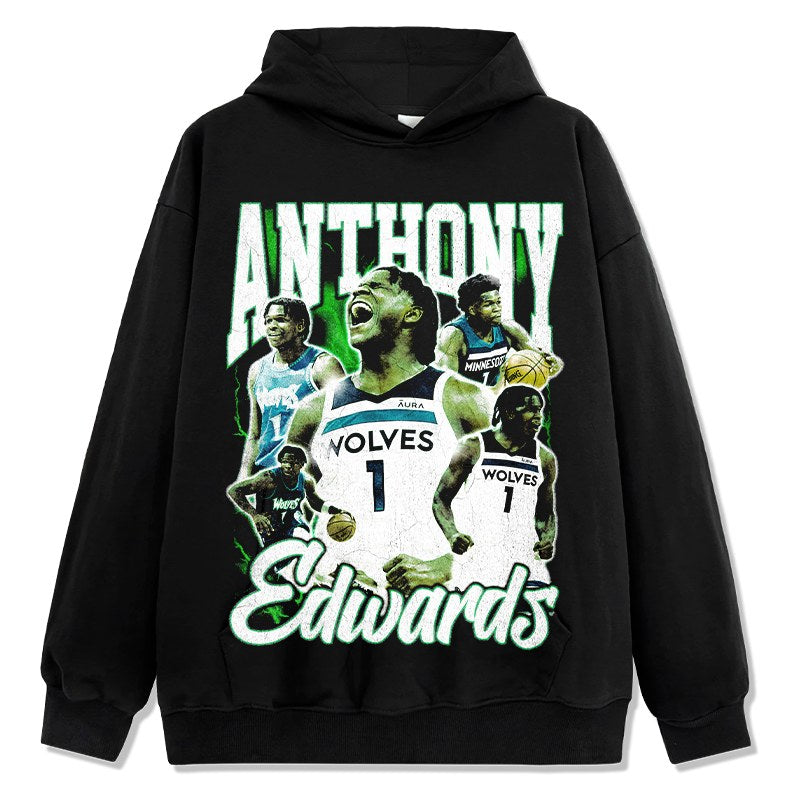 ANTHONY EDWARDS VINTAGE HOODIE · ALL STAR