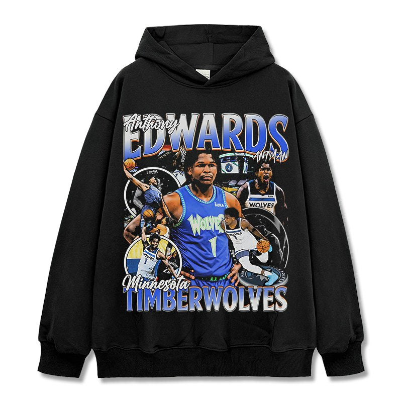 ANTHONY EDWARDS VINTAGE HOODIE · ROOKIE YEAR