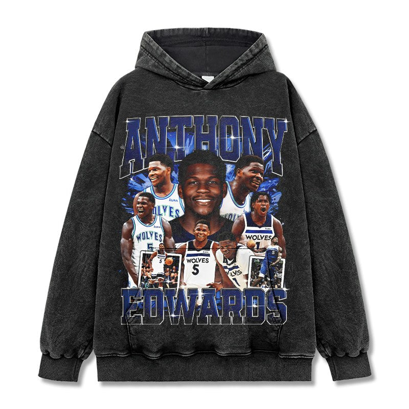ANTHONY EDWARDS VINTAGE HOODIE · DYNASTY