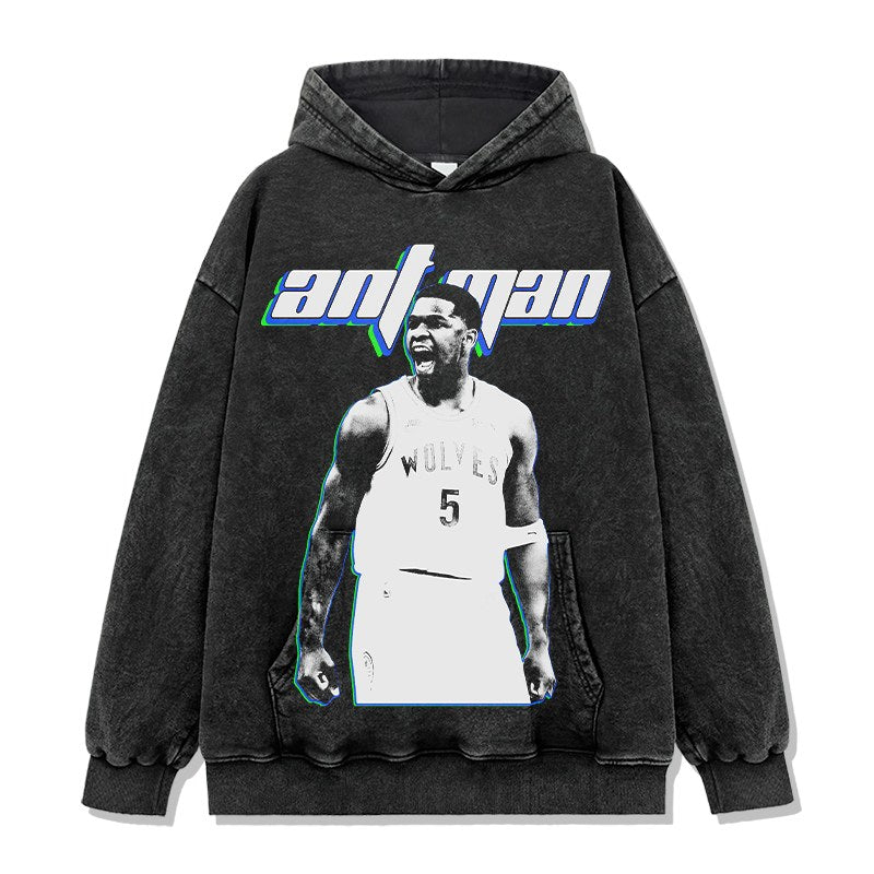 ANTHONY EDWARDS VINTAGE HOODIE · HALL OF FAME