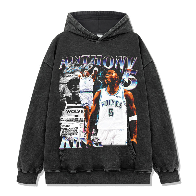 ANTHONY EDWARDS VINTAGE HOODIE · ALLEY OOP