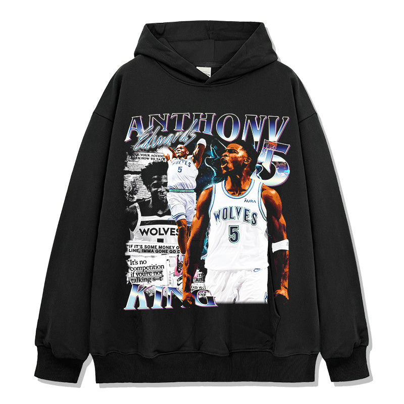 ANTHONY EDWARDS VINTAGE HOODIE · ALLEY OOP