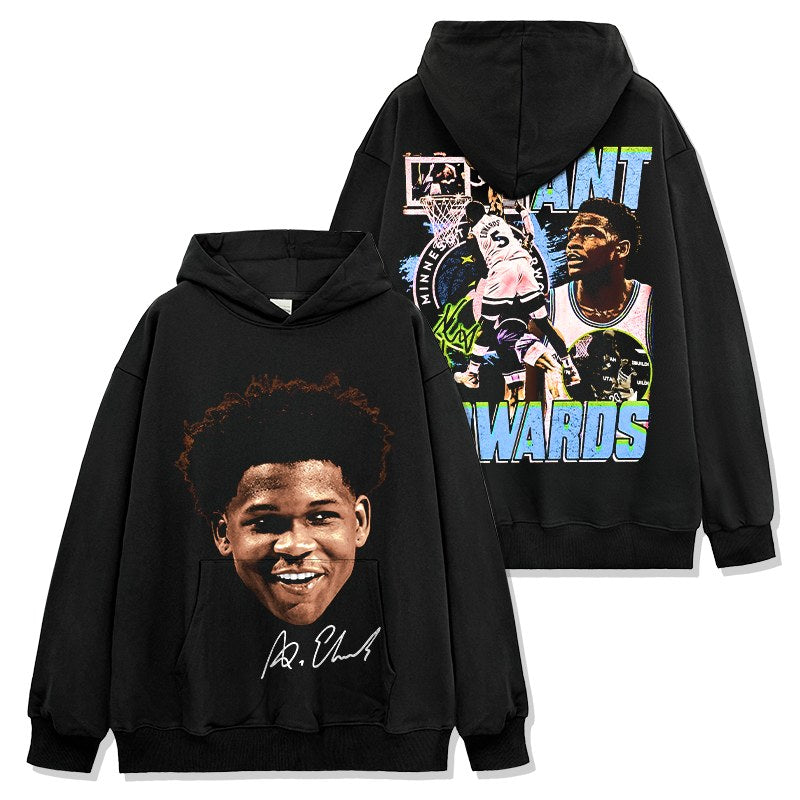 ANTHONY EDWARDS VINTAGE HOODIE · LEGEND