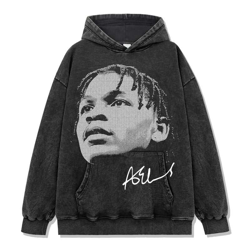 ANTHONY EDWARDS VINTAGE HOODIE · HARDWOOD